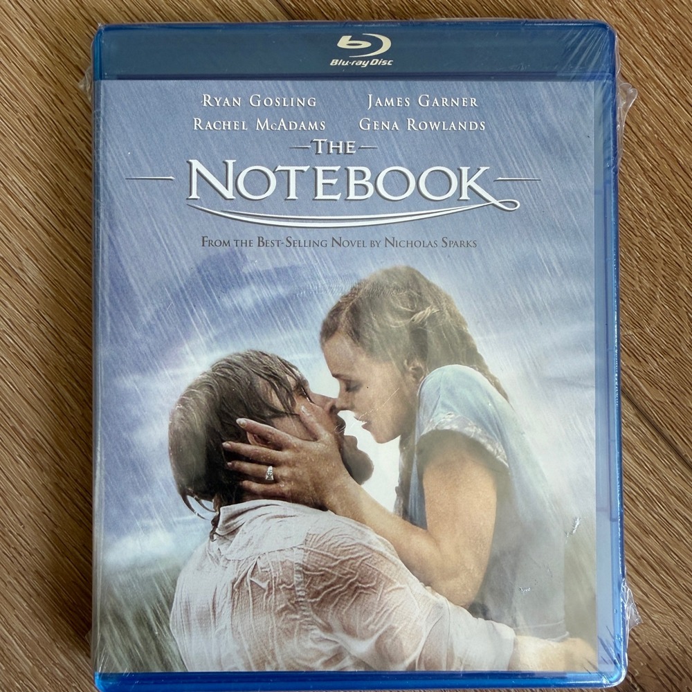 The Notebook Blu-ray Movie Ryan Gosling Rachel McAdams Nicholas Sparks New
